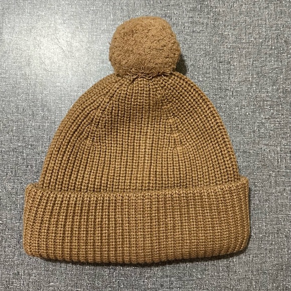 Luxton Accessories - Luxton Cashmere Wool Luxury Knitted Beanie Hat NWT Tobacco Winter Warm Beige Tan